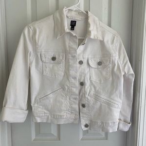 White denim jacket